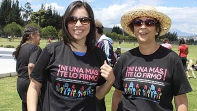 Cierre de la Campaña Ni Una Más Te Lo Firmo en Quito